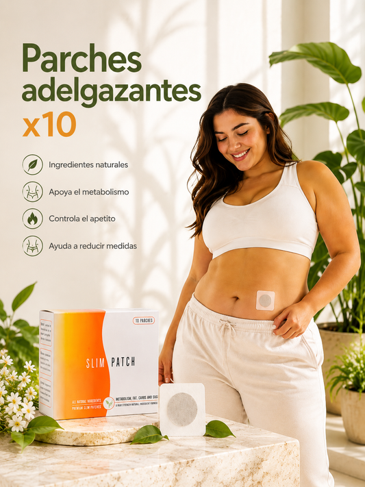 Parches adelgazantes x10: reduce medidas en 30 días.